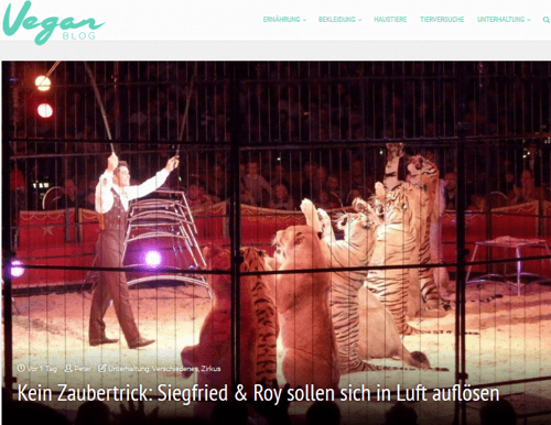 Die Bundestierärztekammer rudert zurück / Screenshot: eganblog.de/2015/07/22/kein-zaubertrick-siegfried-roy-sollen-sich-in-luft-aufloesen/