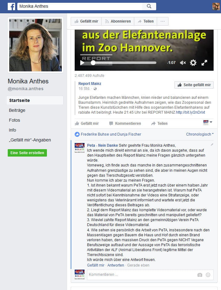 PeTA vs. Zoo Hannover