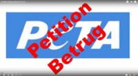 PeTA Petitionen getarnte Straftaten