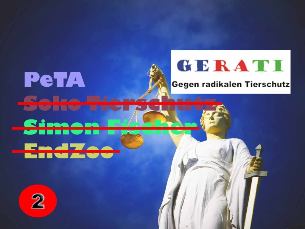 "Nur PeTA darf Strafanzeigen stellen" - Die Strafanzeigen von PeTA gegen GERATI (2)