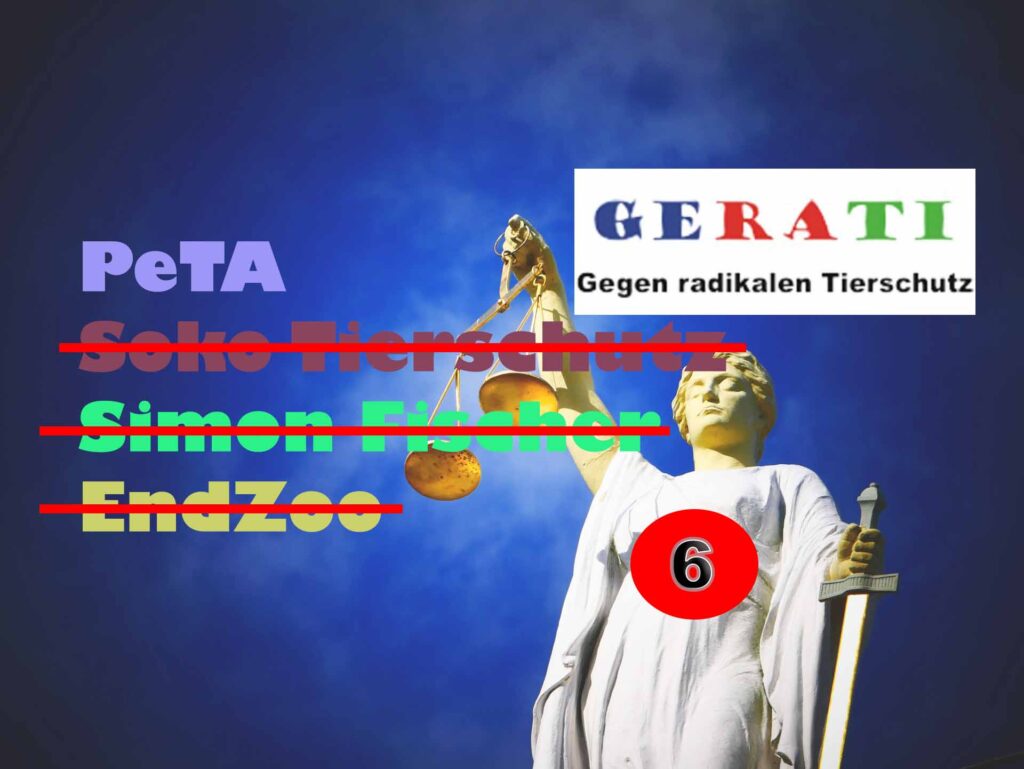 Ich betreibe alle Peta-Kritik Webseiten – die Strafanzeigen von PeTA gegen GERATI (6)