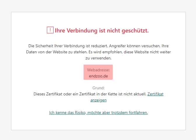 Vor Frank Albrechts Webseite Endzoo.de wird gewarnt!!! (27)