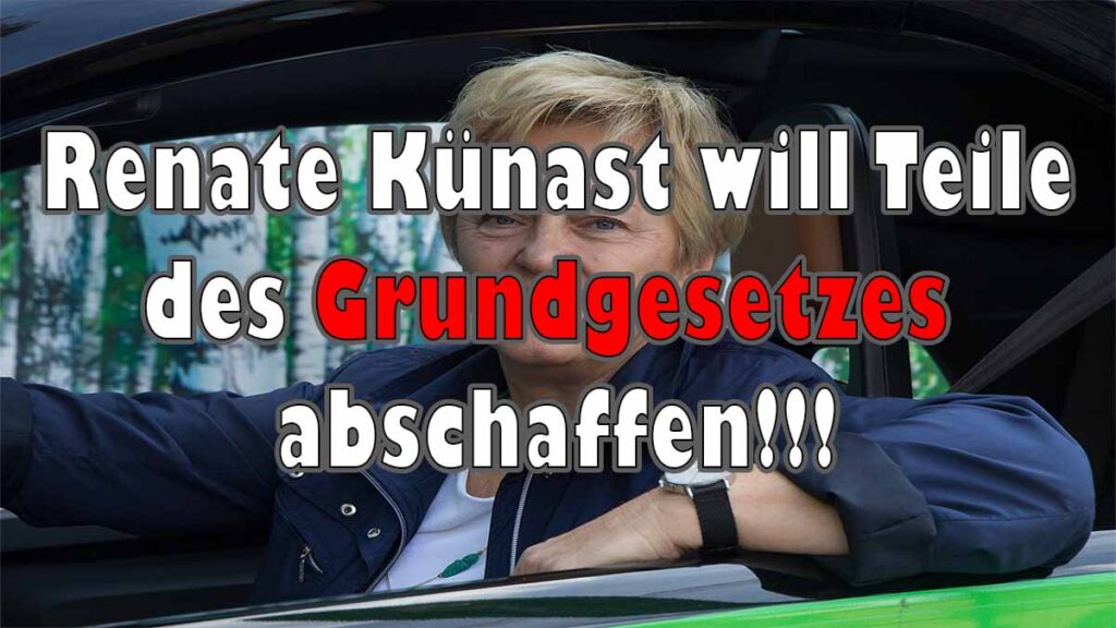 Ex-Landwirtschaftsministerin Renate Künast von den Grünen will Artikel 12 und 14 des Grundgesetzes abschaffen
