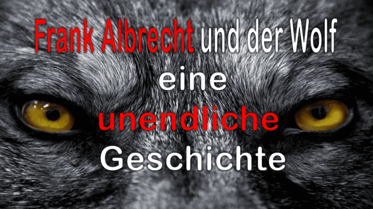 Frank Albrecht hat das Lesen verlernt!