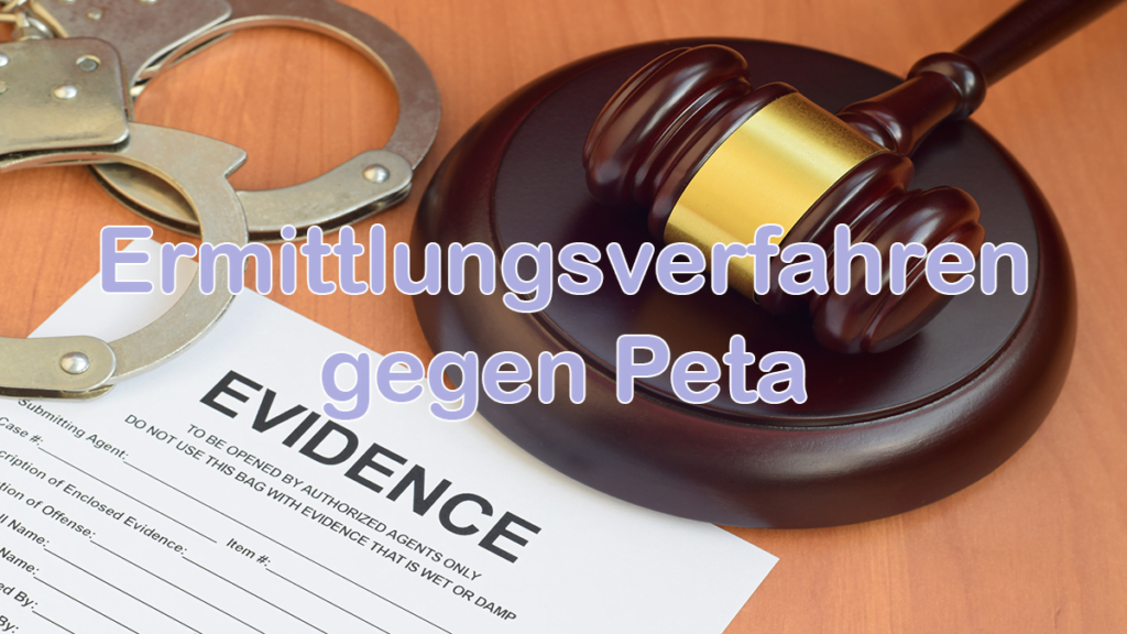 Staatsanwaltschaft Rottweil antwortet mit 2 Briefen auf Strafanzeige gegen 6 Mitarbeiter von Peta