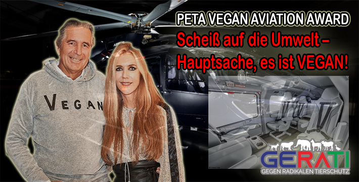 Ein einziger Hubschrauber von Airbus mit einer veganen Innenausstattung reicht aus, damit von PETA eine Auszeichnung folgt