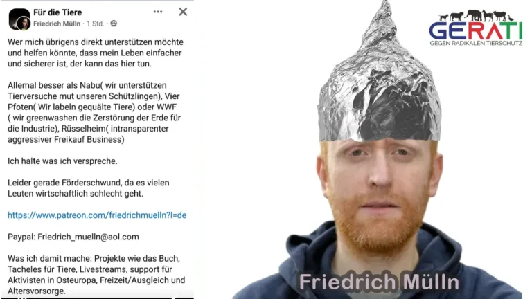 So ein Shitstorm hat Friedrich Mülln von Soko Tierschutz wohl nicht erwartet