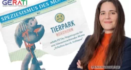Scarlett Treml und die kontroverse Auszeichnung 'Speziesismus des Monats': Hinterfragung von PETA's fragwürdigen Tierschutzpraktiken und Doppelmoral.