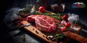 Ernährungsumstellung: Ich bin total dagegen": Jahrelang Veganer – Nun isst er nur noch Fleisch 9 Ein Bild zeigt den Übergang einer Person vom langjährigen Veganismus zum ausschließlichen Konsum von Fleisch. Es werden kontrastierende Elemente gezeigt, wie eine weggeworfene pflanzliche Ernährung, die durch einen Teller voller Fleisch ersetzt wird, was eine vollständige Verschiebung in den Ernährungsgewohnheiten symbolisiert.