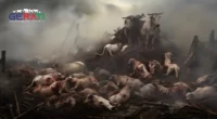 Ein schockierender Verstoß gegen das Tierschutzgesetz in Meßhofen enthüllt einen überraschenden Fund von Kadavern und Knochen von Kühen auf einem Misthaufen.