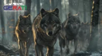 Ein Rudel Wölfe streift durch die Wälder von Halle und dem Saalekreis, ihre Augen leuchten im Dunkeln. Steigende Wolfspopulation eine Gefahr?