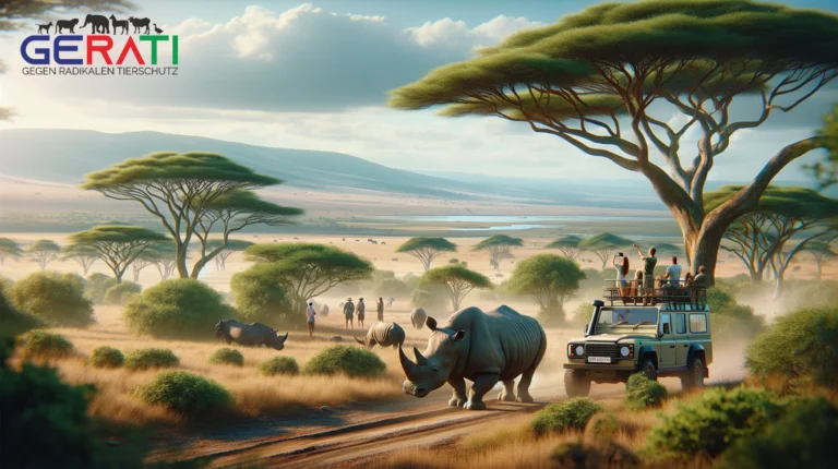 Ein majestätischer Elefant in freier Wildbahn, eingerahmt von goldenem Savannenlicht, symbolisiert die Schönheit und Verletzlichkeit wilder Tiere in ihrem natürlichen Lebensraum.