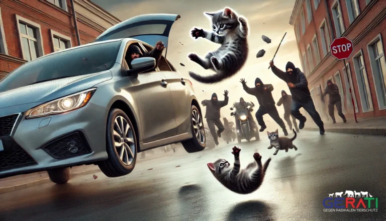 Ein Symbolbild mit einer schwarz-weißen Katze, die aufmerksam in die Kamera schaut, vor einem unscharfen Hintergrund. Das Bild symbolisiert das Leben und die Verletzlichkeit von Haustieren, während es die Aufmerksamkeit auf den Schutz und die Verantwortung lenkt, die Tierhalter tragen müssen.