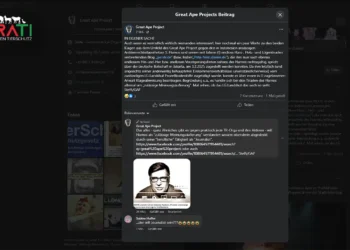 Wenn das Great Ape Project plötzlich empfindlich wird – und warum das für GERATI im Jahr 2025 großartig ist 25 Screenshot eines Facebook-Posts des Great Ape Project mit Kommentar und rechtswidrig genutztem Bild von Silvio Harnos.