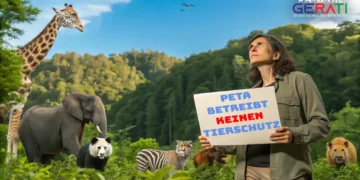 Einsam wirkender Tierschützer in städtischer Umgebung – sinnbildlich für die PETA Kritik an radikaler Kommunikationsstrategie