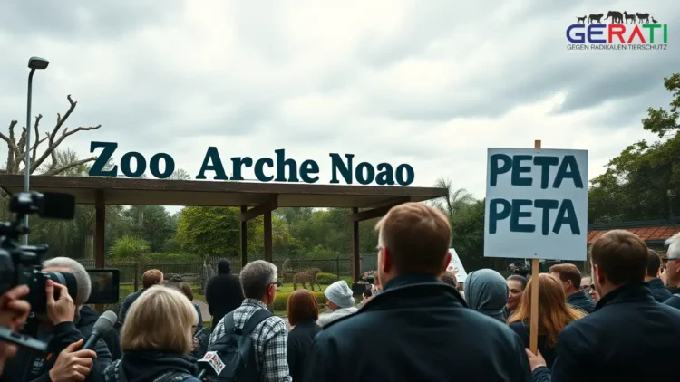Medienrummel vor dem Zoo Arche Noah – PETA-Kritik trifft auf ruhige Tiergehege