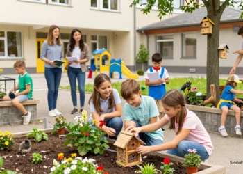 Zukunft des Tierschutzes beginnt im Klassenzimmer - Tierschutzpreis Dortmund 2025 13 Kinder und Jugendliche engagieren sich beim Tierschutzpreis Dortmund 2025 in einem Schulgarten und einem Schulvivarium für Tiere und Natur.