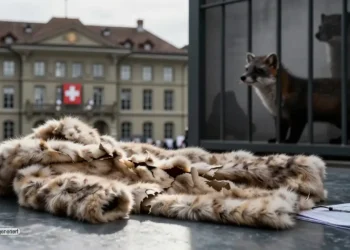 Symbolbild zum Pelzimportverbot Schweiz: Pelzkleidung, politische Institutionen und Tierwohl stehen im Spannungsfeld von Gesetzgebung und Lobbyismus.