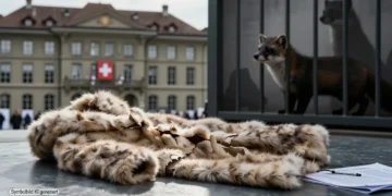Symbolbild zum Pelzimportverbot Schweiz: Pelzkleidung, politische Institutionen und Tierwohl stehen im Spannungsfeld von Gesetzgebung und Lobbyismus.