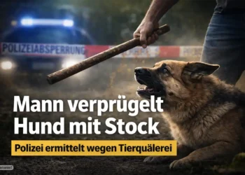Mann verprügelt Hund mit Stock – Polizei ermittelt wegen Tierquälerei 12 Mann verprügelt Hund mit Stock – Polizei ermittelt wegen Tierquälerei nach einem Vorfall in Bayern.