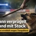 Mann verprügelt Hund mit Stock – Polizei ermittelt wegen Tierquälerei nach einem Vorfall in Bayern.