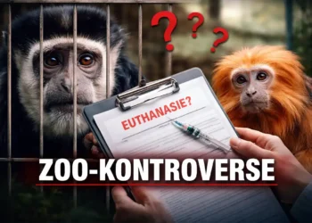 Seltene Affen hinter Gittern im Zoo – Symbolbild zur Debatte um Zoo Zürich Affen getötet und das Bestandsmanagement moderner Zoos.