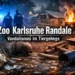 Zoo Karlsruhe Randale: Verwüstetes Tiergehege nach Vandalismus, Polizei untersucht den Schaden im Zoo Karlsruhe.