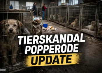 Hunde aus dem Tierskandal Popperode im Tierheim nach der Rettung