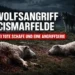 Wolfsangriff Cismarfelde: gerissene Schafe auf einer Weide bei Nacht mit Wolf im Hintergrund