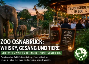 Zoo Osnabrück: Neue Wege zwischen Artenschutz und Eventkultur 12 Zoo Osnabrück Veranstaltungen zeigen Abend-Event mit Whisky-Tasting und Rudelsingen neben ruhigen Tieranlagen im Zoo