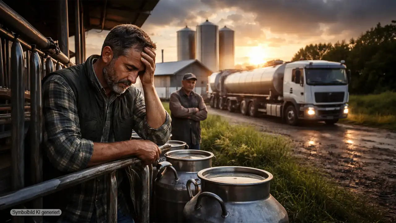Molkerei Insolvenz Milchbauern – Landwirte stehen vor wirtschaftlicher Unsicherheit nach Pleite einer Molkerei