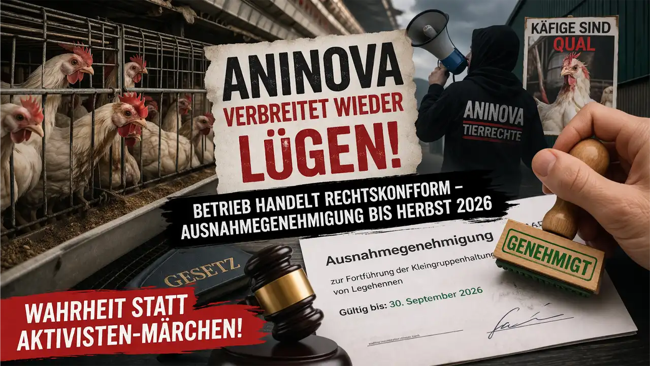 ANINOVA Coesfeld Kritik: Hühner in Käfighaltung und Ausnahmegenehmigung im Fokus der öffentlichen Debatte