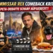Kommissar Rex Comeback Kritik – Schäferhund Rex, Ermittler und satirische Darstellung einer PETA-Debatte mit Plüschhund im Hintergrund