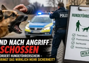 Hundeführerschein Kritik PETA: Aggressiver Schäferhund vor Polizeieinsatz, Hintergrund eines Angriffs und politische Forderung
