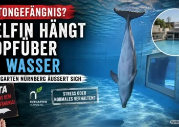 Delfin Tiergarten Nürnberg Kritik: Delfin hängt kopfüber im Becken und sorgt für Debatte über Verhalten und Haltung