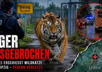 Tiger-Ausbruch bei Leipzig: Polizei erschießt Raubkatze nach Angriff auf Helfer 12 Tiger Leipzig: Polizeieinsatz nach dem Ausbruch eines Tigers bei Leipzig mit verletzter Person und erschossener Wildkatze.