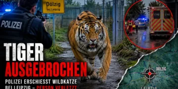 Tiger-Ausbruch bei Leipzig: Polizei erschießt Raubkatze nach Angriff auf Helfer 19 Tiger Leipzig: Polizeieinsatz nach dem Ausbruch eines Tigers bei Leipzig mit verletzter Person und erschossener Wildkatze.