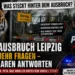 Tiger-Ausbruch Leipzig: Titelbild mit Tiger hinter Gittern, Polizeieinsatz und Fragen zur Sicherheit der privaten Wildtierhaltung.