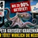 Titelbild zum Thema PETA Krakenhaltung Zoo am Meer: Ein Krake steht im Mittelpunkt, während PETA Vorwürfe gegen den Zoo am Meer in Bremerhaven erhebt. Das Bild stellt die Kritik an der Krakenhaltung der Debatte um die hohe Zahl getöteter Tiere bei PETA gegenüber.