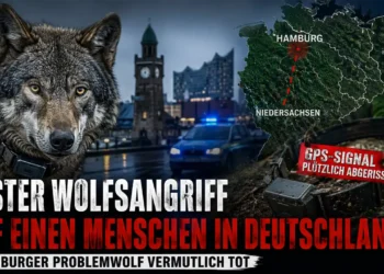 Erster Wolfsangriff auf einen Menschen in Deutschland? Hamburger Problemwolf vermutlich tot 14 Wolfsangriff auf Menschen: Ein mit GPS-Halsband ausgestatteter Wolf vor Hamburger Stadtkulisse. Das Signal ist abgerissen, der Problemwolf gilt als vermutlich tot.