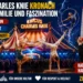 Circus Charles Knie Kronach mit beleuchtetem Zirkuszelt, Artisten und Familienpublikum. Das Bild symbolisiert Zirkuskultur und die Ablehnung radikaler Tierrechtsideologien.