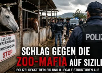 Zoo-Mafia auf Sizilien: Italienische Polizei durchsucht illegale Pferdeställe bei einer Großrazzia in Catania und deckt Fälle von Tiermisshandlung auf.