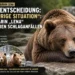 Zoo Schwerin muss Braunbärin Lena nach mehreren Schlaganfällen erlösen 6 Zoo Schwerin Braunbärin Lena: Trauriges Titelbild mit einer Europäischen Braunbärin und Trauerschleife zum Abschied der 33-jährigen Lena nach mehreren Schlaganfällen.