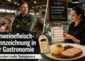 Schweinefleisch-Kennzeichnung in der Gastronomie: ISN fordert Herkunft und Haltung transparent auszuweisen 44 Schweinefleisch Kennzeichnung Gastronomie: Schweinehalter, Stall und Restaurant zeigen die Debatte um Herkunft und Haltungsform.