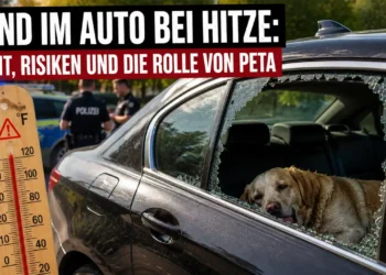 Hund im Auto bei Hitze: Bottrop-Fall führt zu Strafanzeige und behördlicher Prüfung 13 Ein eingeschlagenes Autofenster nach der Rettung eines Hund im Auto bei Hitze in Bottrop.