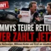 Millionenstreit um Wal Timmy: Zwei Geldgeber streiten vor dem gestrandeten Buckelwal über offene Rechnungen und die Kosten der Rettungsaktion.