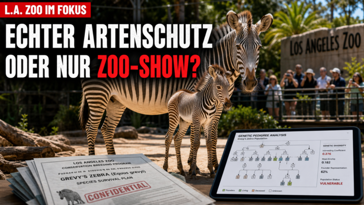 Grevy-Zebra-Fohlen L.A. Zoo: Ein neugeborenes Grevy-Zebra-Fohlen im L.A. Zoo steht neben seiner Mutter in einem modernen Gehege.