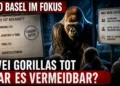 Gorilla-Baby im Zoo Basel gestorben: Zwei Todesfälle und viele vorschnelle Deutungen 43 Gorilla-Baby Zoo Basel: Silberrücken vor Besuchern mit Hinweistafeln zu zwei Todesfällen und der Frage, ob das Drama vermeidbar war.