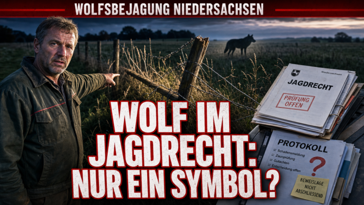 Ein Landwirt begutachtet einen beschädigten Weidezaun vor dem Hintergrund der neuen Wolfsbejagung Niedersachsen.