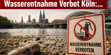 Wasserentnahme Verbot Köln: Schutzmaßnahme gegen sinkende Pegelstände in Sieg, Agger, Rur, Erft und Wupper 22 Ein ausgetrocknetes Flussbett in der Region Köln verdeutlicht das aktuelle Wasserentnahme Verbot Köln.